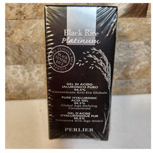 Perlier Black Rice Platinum Hyaluronic Acid Gel & Booster Concentrate Duo 0.5oz
